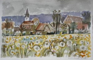 Aquarell: Ermreuth