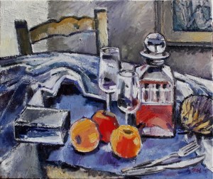 Stilleben: Quaderflasche 2013