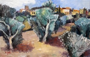 Ölbild: Ölbaumkultur