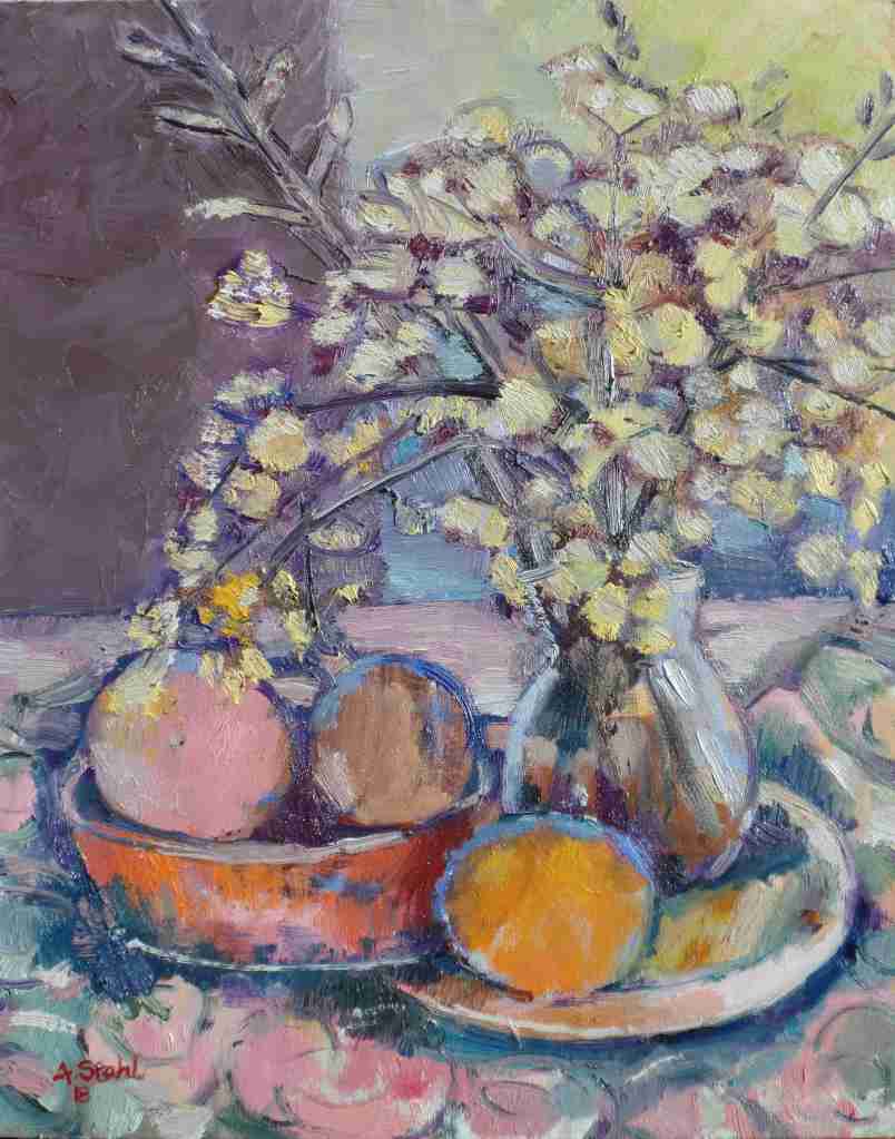 Foto Ölbild Blütenzeig