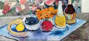 Foto von Ölbild Erntedank