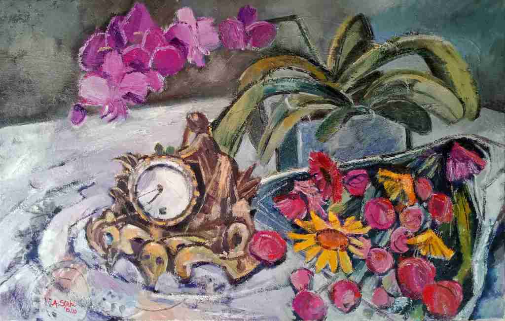 Foto vom Ölbild "Zeit der Blüten"